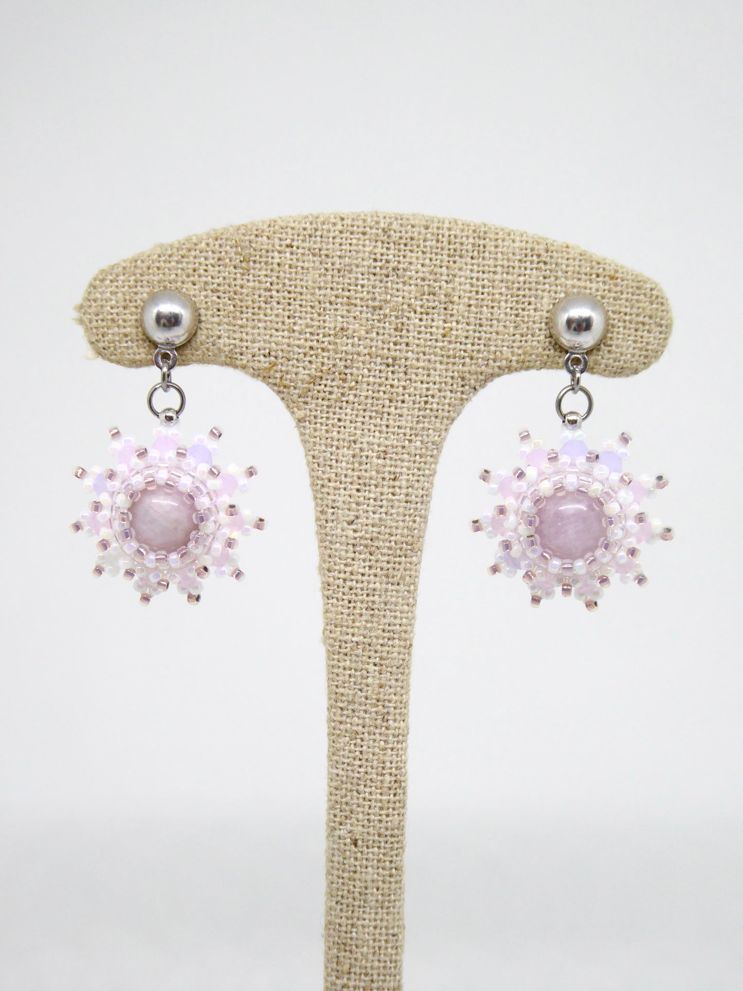 KUNZITE / LABRADORITE EARRINGS