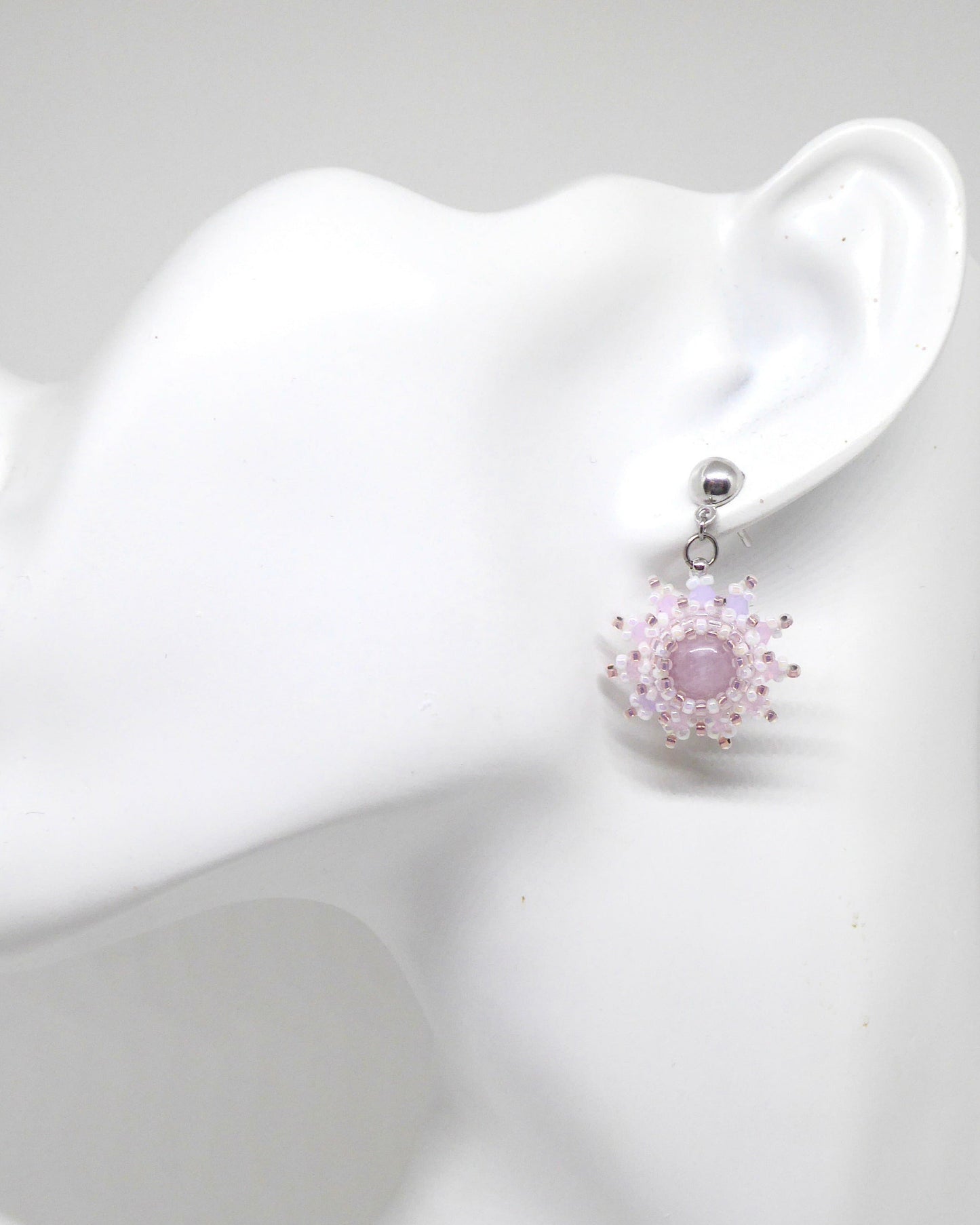 KUNZITE / LABRADORITE EARRINGS