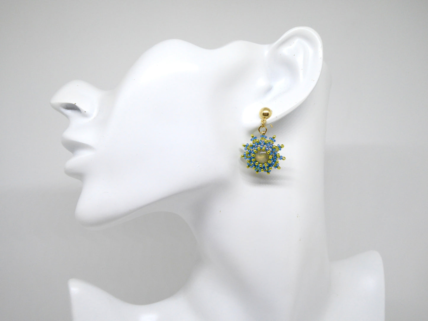 KUNZITE / LABRADORITE EARRINGS