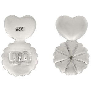 Poussoirs languettes pour boucles d'oreilles - argent 925/1000 